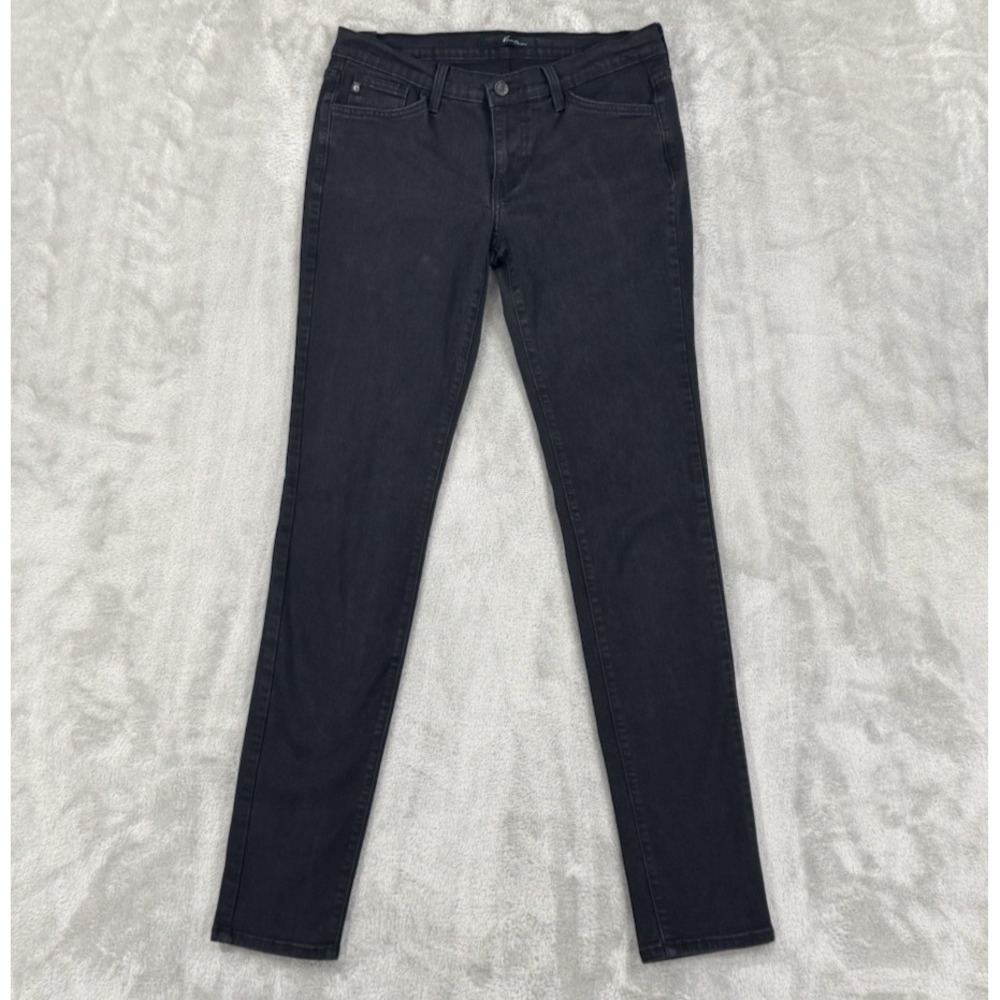 Kancan Jeans Womens 29 Rayon Blend Skinny Stretch Soft Comfort Made In USA Black